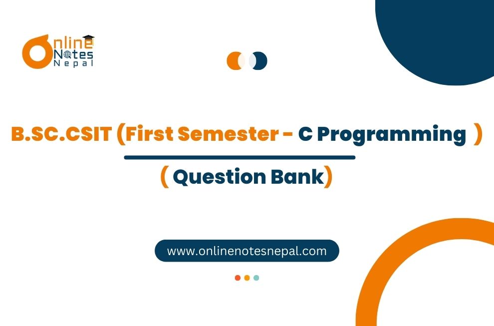 Question Bank Of C Programming